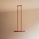 Industrial Red Pendant Light | DSHOP
