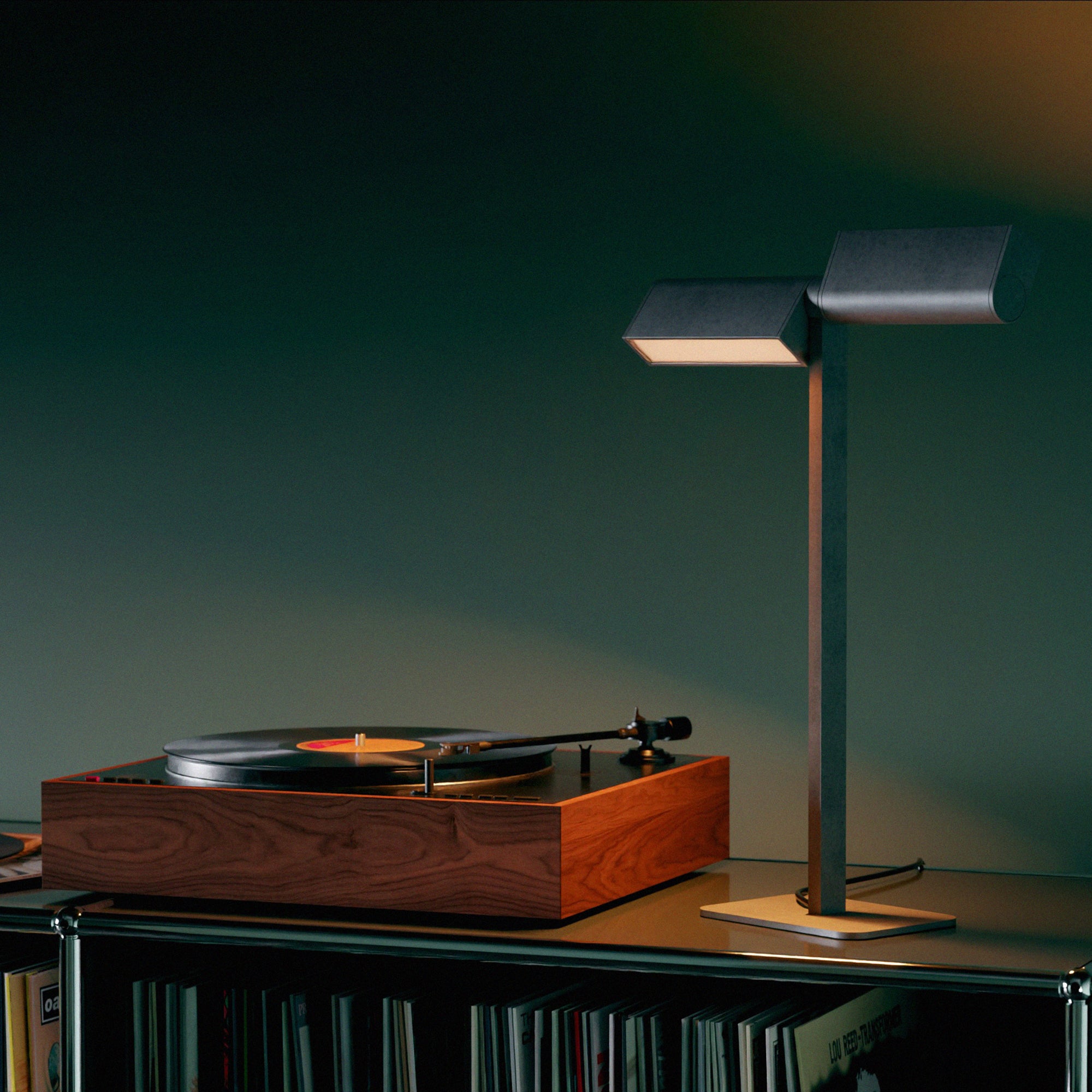 Tumbled Aluminum Table Lamp | DSHOP