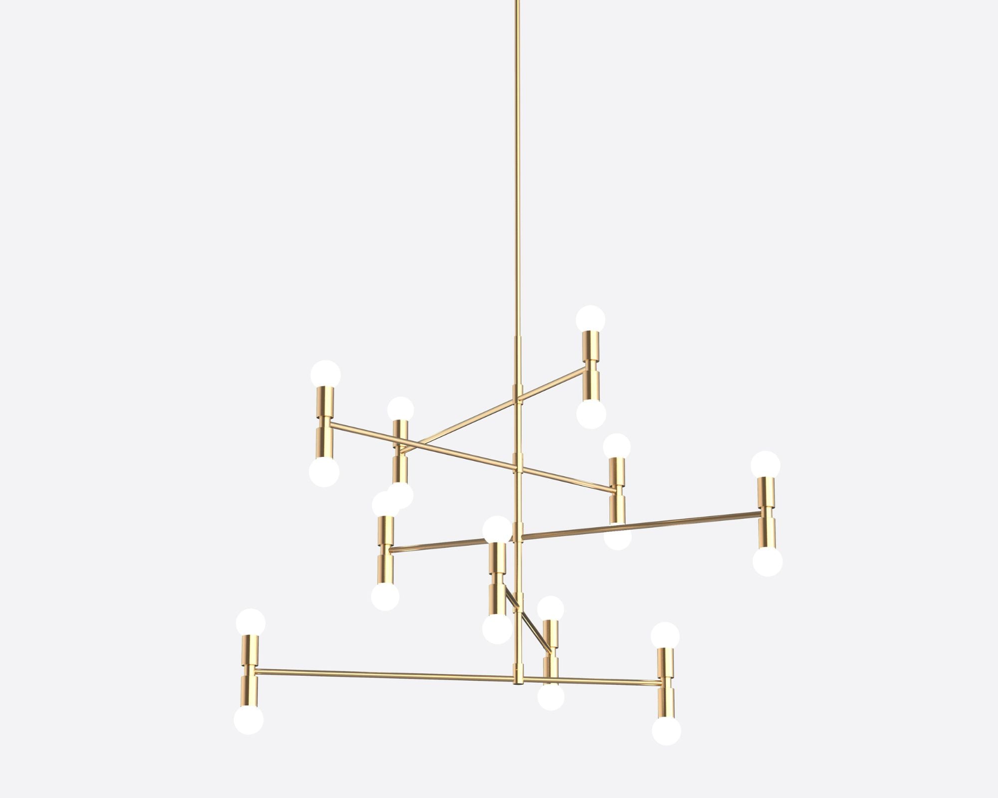 Minimal Brass Chandelier | DSHOP
