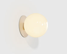 Lambert & Fils Milk Glass Sconce | DSHOP