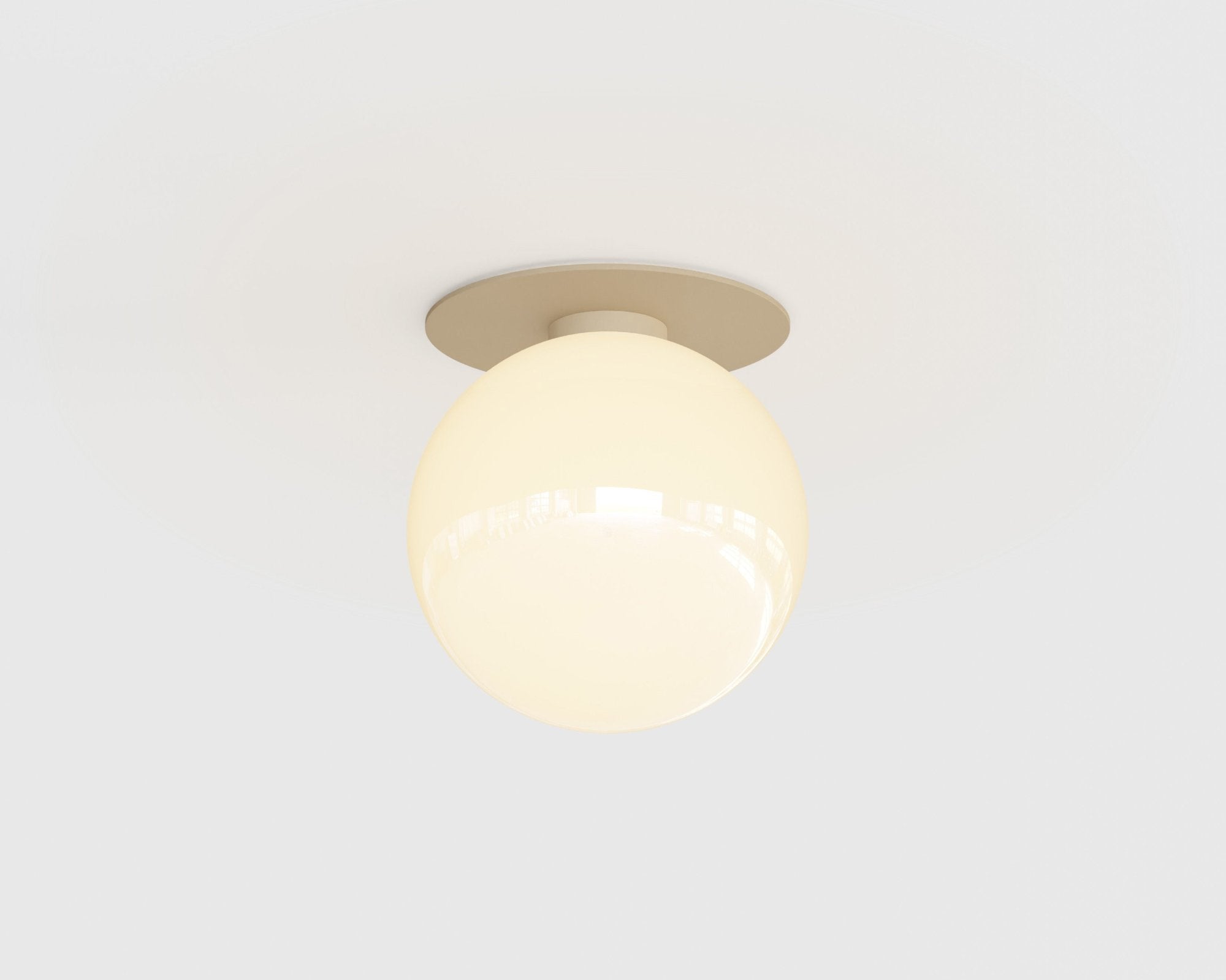 Lambert & Fils Milk Glass Ceiling Light | DSHOP