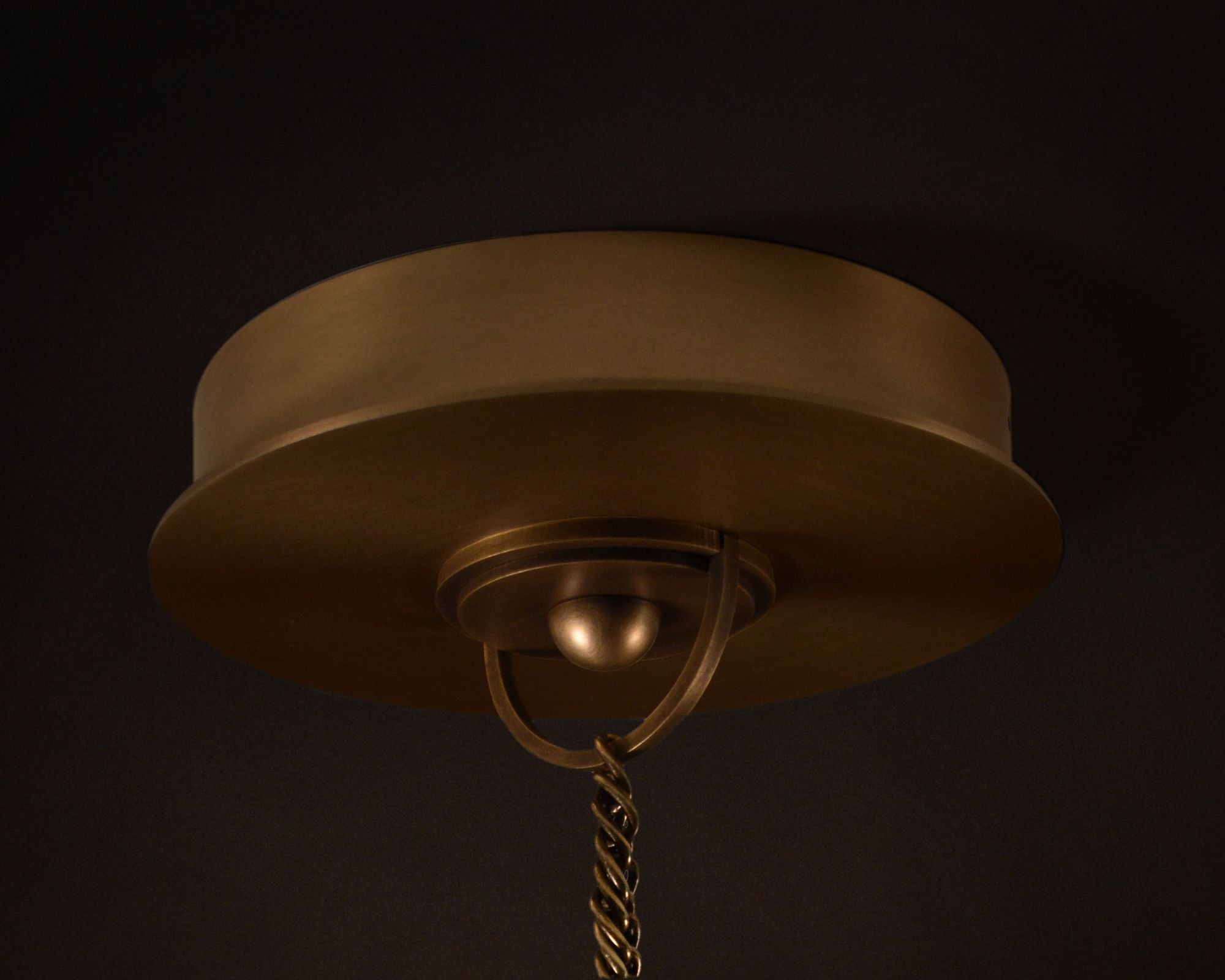 Larose Guyon Abysse 01 Glass Globe Pendant Light & Brass Chain | DSHOP