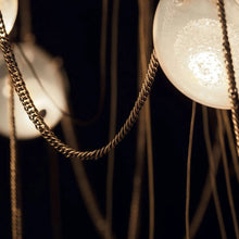 Larose Guyon Abysse 03 – LED Chandelier with Brass Chains