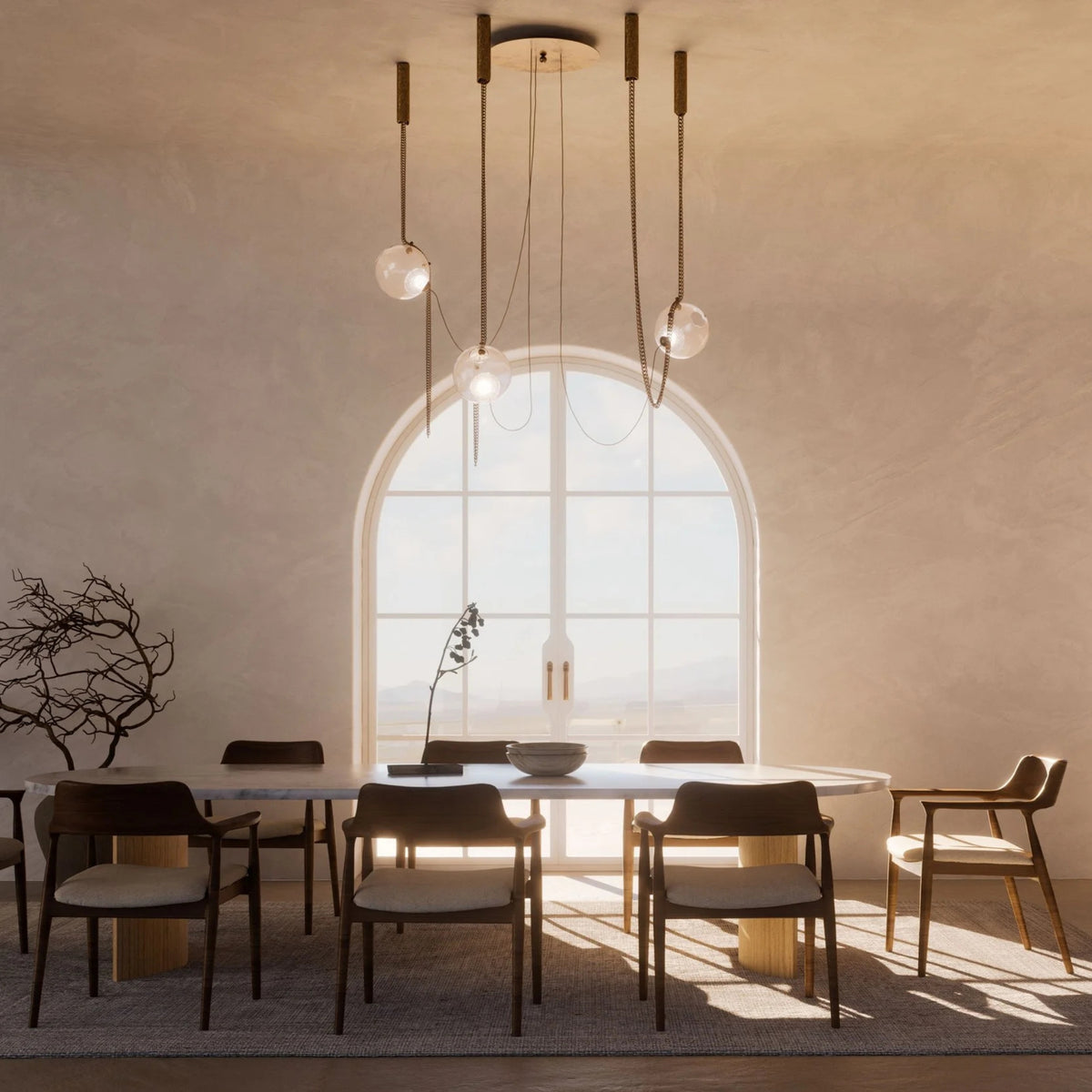 Larose Guyon Abysse 03 – Modern Glass Chandelier