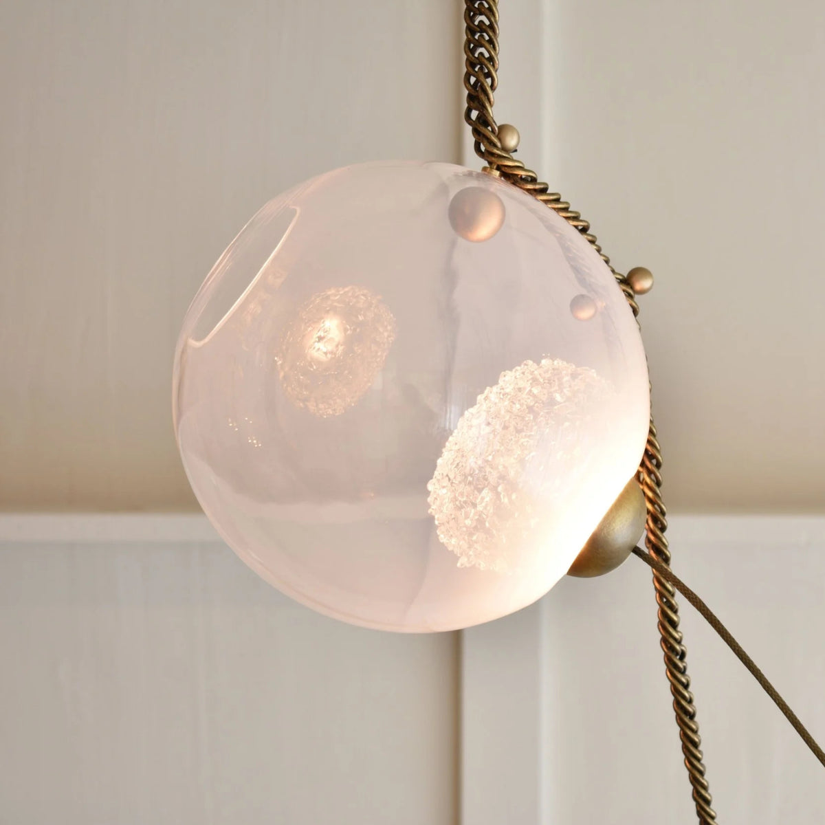 Hand Blown Glass Globe Chandelier | DSHOP