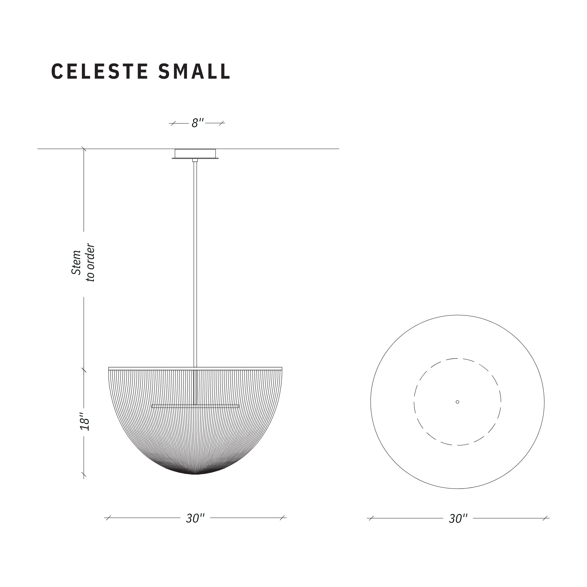 Larose Guyon Celeste Small – Measurements