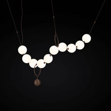 Larose Guyon Coco 01 Chandelier – Glass Globe Chandelier in Bronze