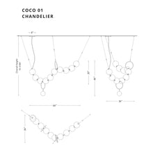 Larose Guyon Coco 01 Chandelier – Measurements