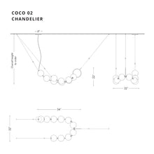 Larose Guyon Coco 02 Chandelier – Measurements