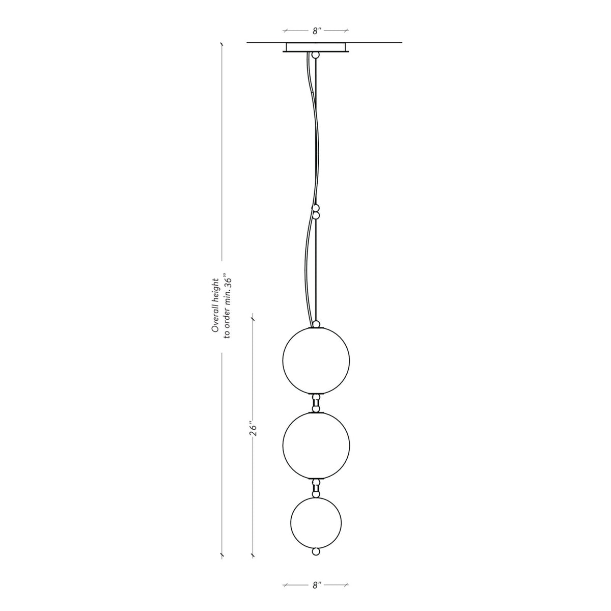 Coco XS 02 Pendant Light Specs | DSHOP