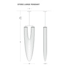 Larose Guyon Otero Large Pendant Measurements | DSHOP