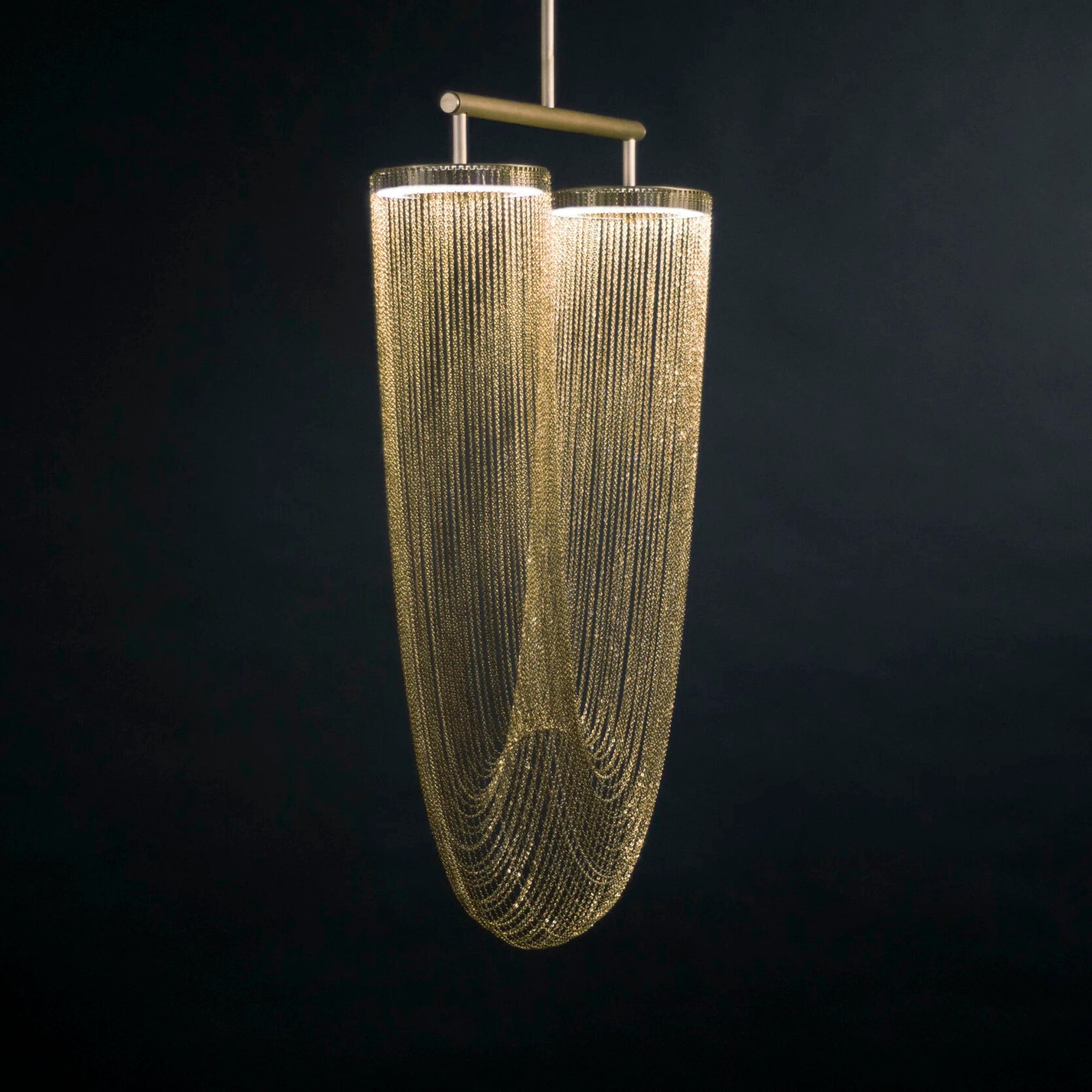 Larose Guyon Otero Small Pendant – Luxury Lights in Brass
