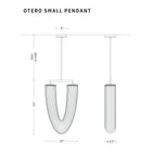 Larose Guyon Otero Small Pendant – Measurements | DSHOP