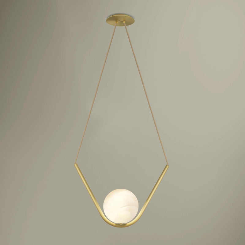 Brass Perle 1 Diamond Pendant | DSHOP