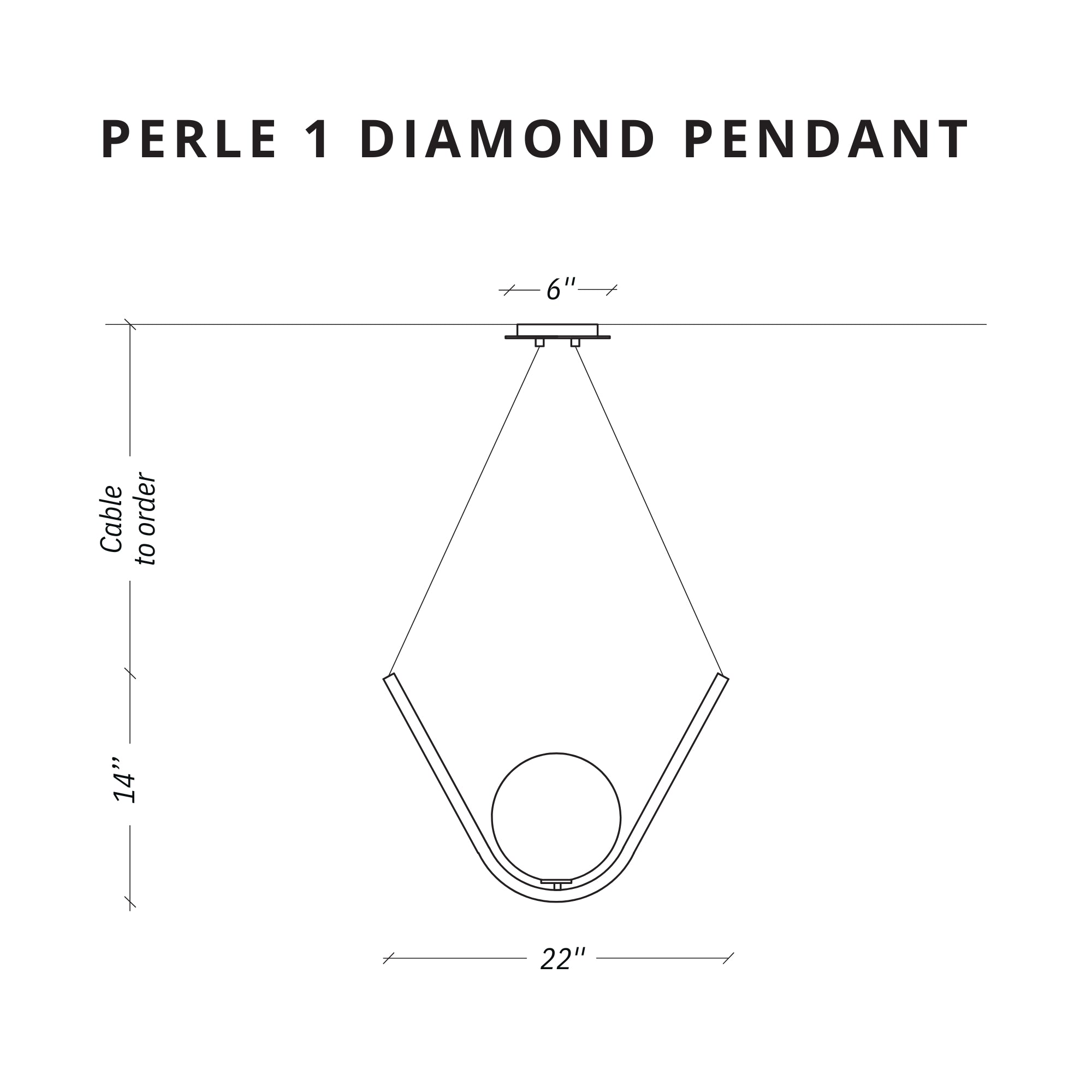 Larose Guyon Perle 1 Diamond Pendant Measurements | DSHOP
