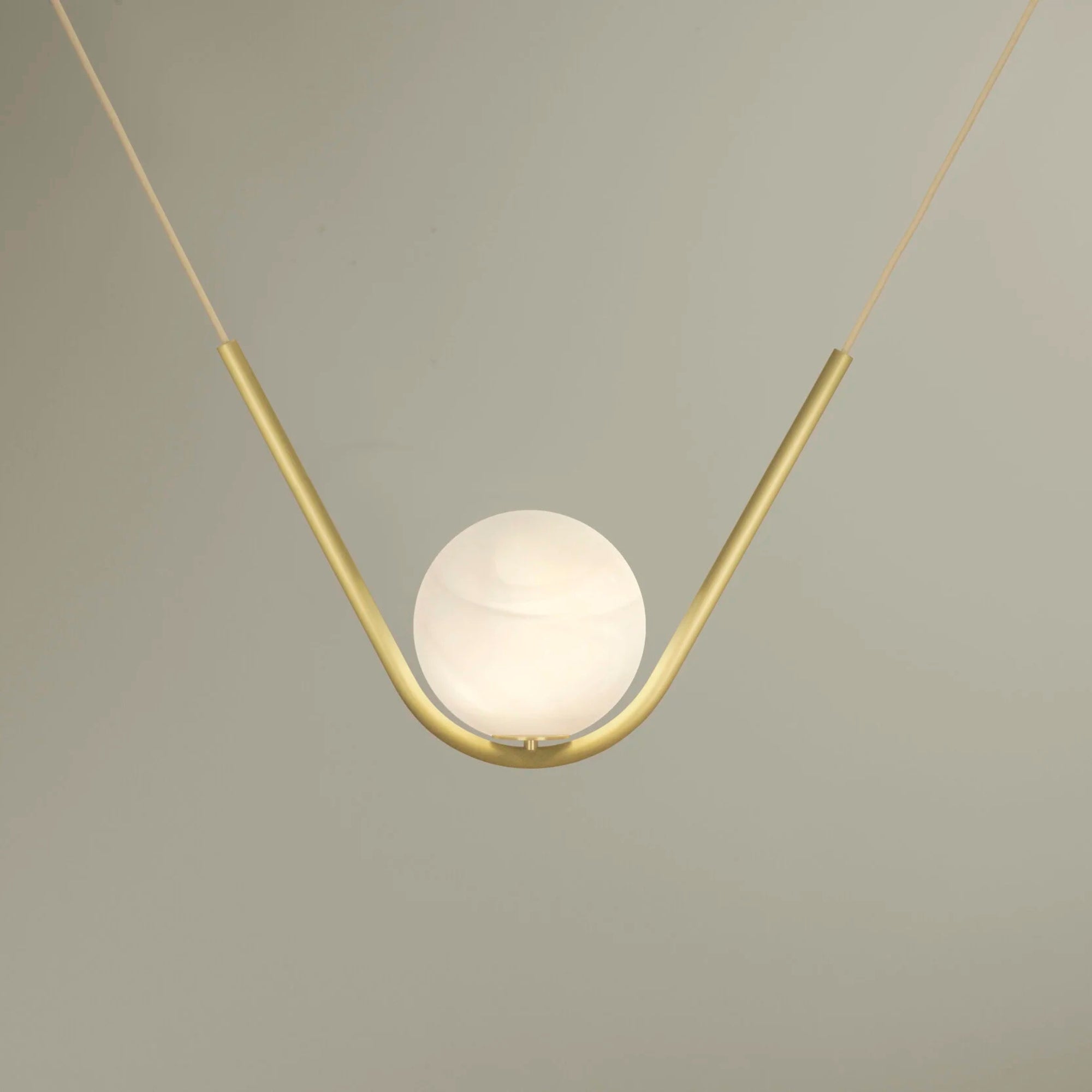 Larose Guyon Perle 1 Pendant Light – Glass Sphere Pendant Light