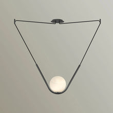 Larose Guyon Perle 1 Pendant Light – Center Canopy in Black