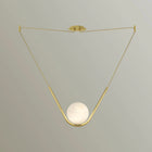 Perle 1 Pendant Light - Brass & Hand Blown Glass