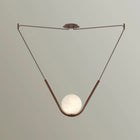 Larose Guyon Perle 1 Pendant Light – Center Canopy in Bronze