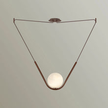 Larose Guyon Perle 1 Pendant Light – Center Canopy in Bronze