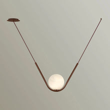 Larose Guyon Perle 1 Pendant Light – Side Canopy in Bronze