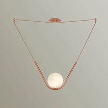 Larose Guyon Perle 1 Pendant Light – Center Canopy in Copper