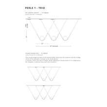 Larose Guyon Perle 1 Trio Pendant Light – Measurements | DSHOP