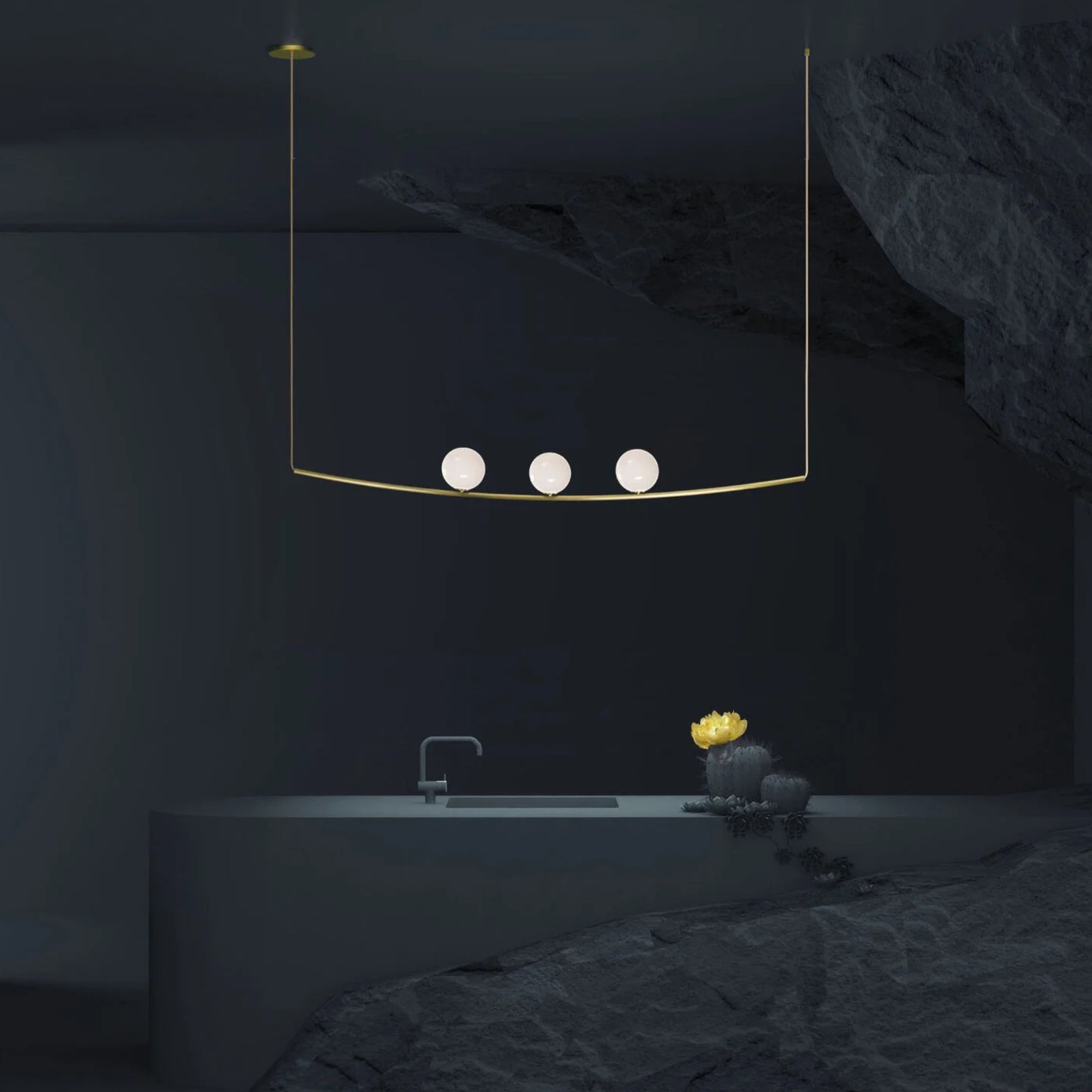 Larose Guyon Perle 3 Pendant Light – Luxury Lighting