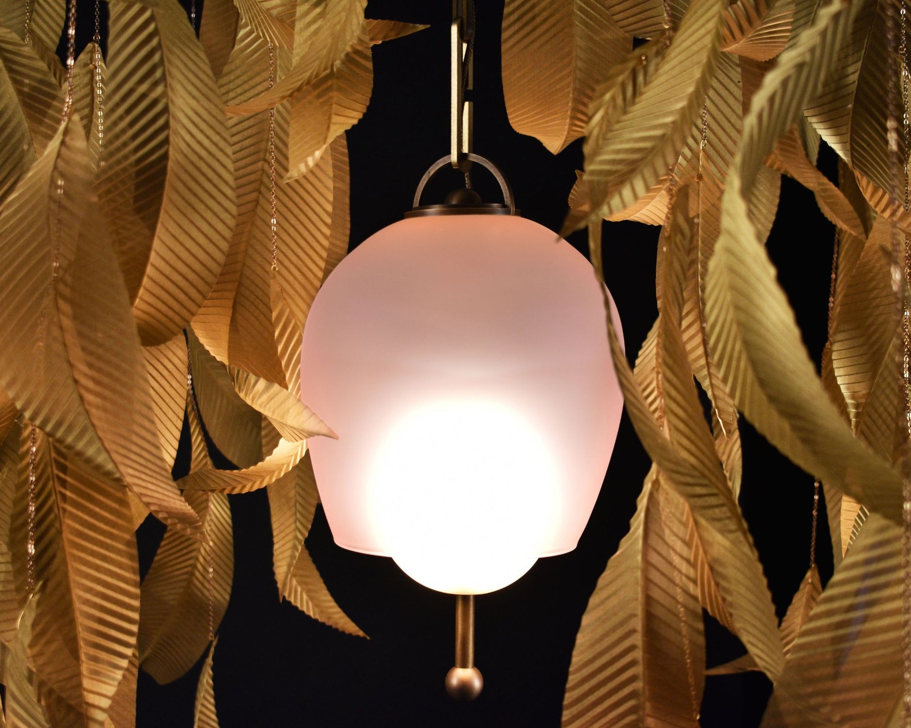 Brass Leaf Pendant Light | DSHOP