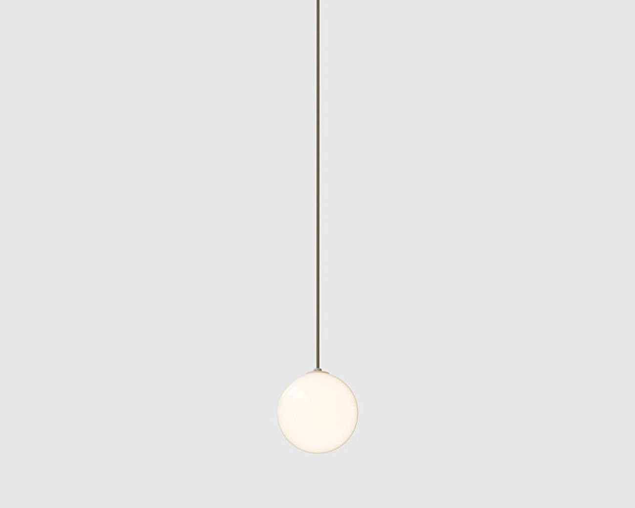 Milk Glass Globe Pendant Light | DSHOP
