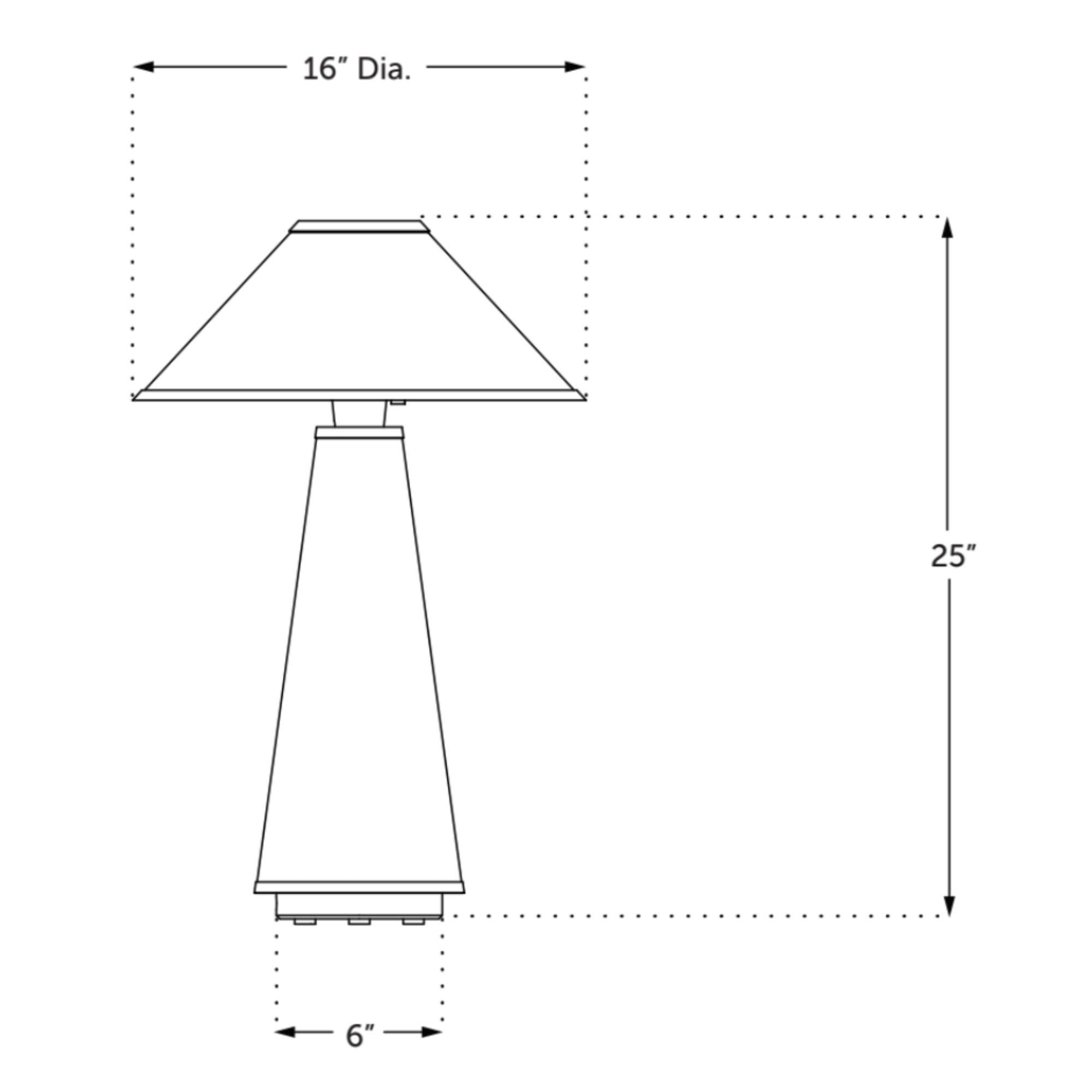 Linden Table Lamp - Narrow