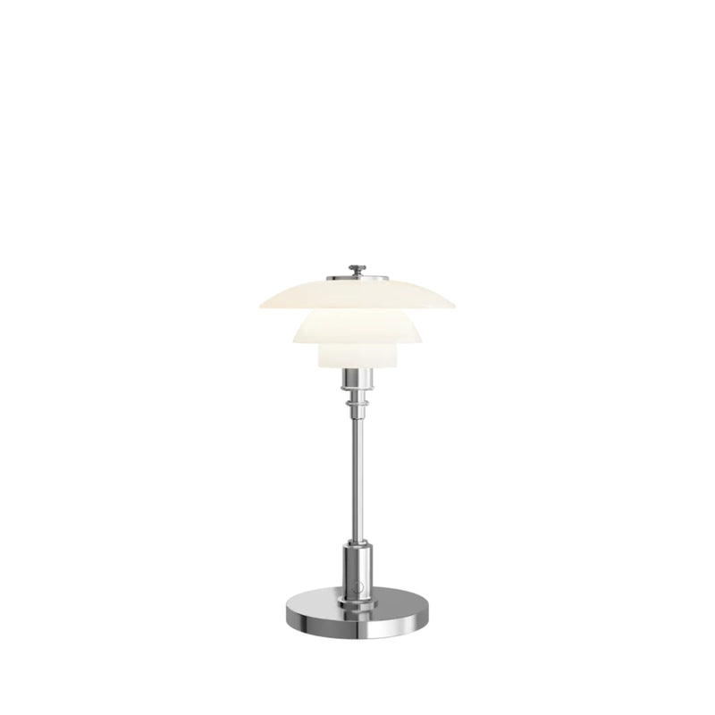Louis Poulsen PH 1/1 Portable Table Lamp – Modern Table Lamp in Chrome 