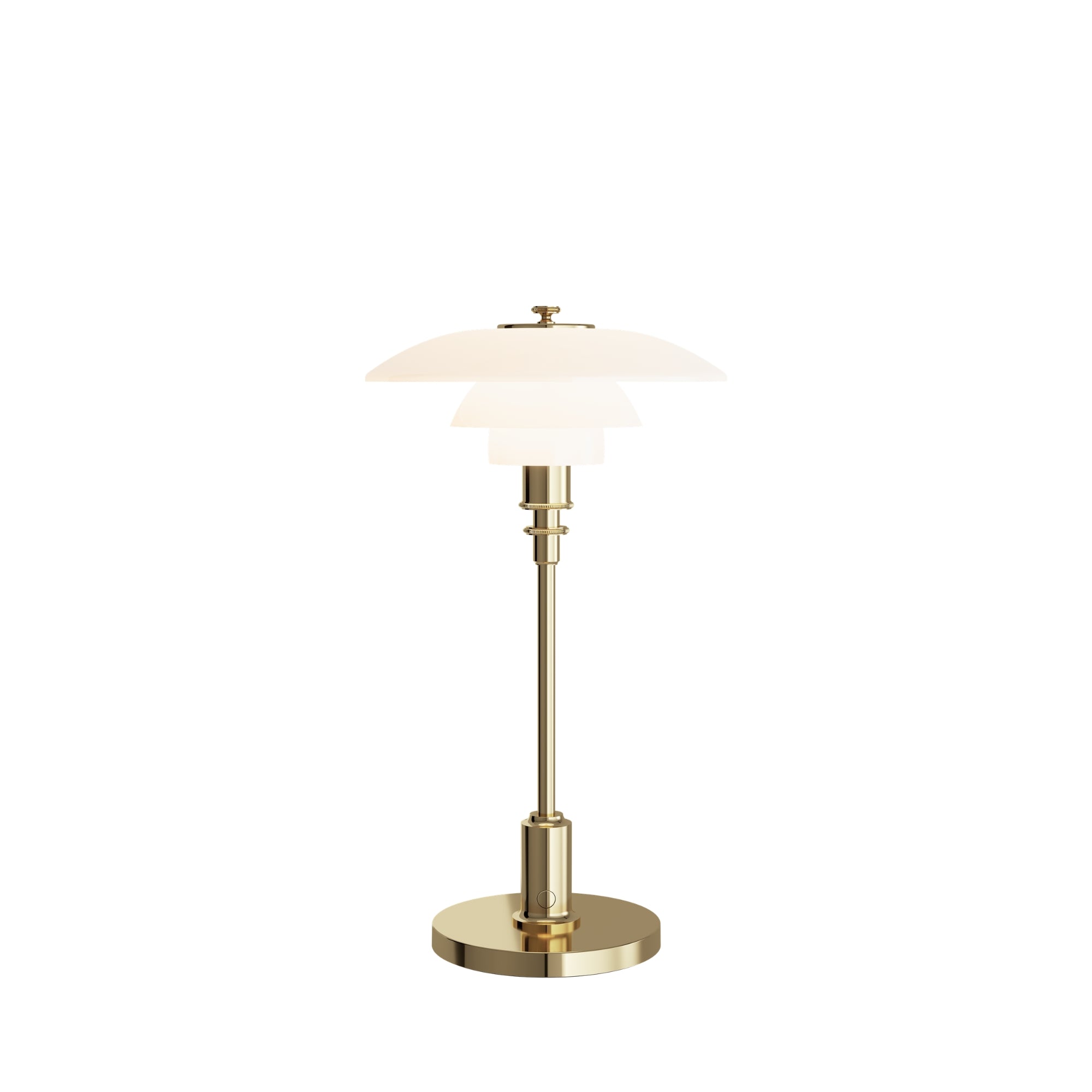 Louis Poulsen PH 2/1 Portable Table Lamp – Modern Table Lamp in Brass