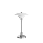 Louis Poulsen PH 2/1 Portable Table Lamp – Cordless Table Lamp in Chrome