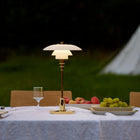 Louis Poulsen PH 2/1 Portable Table Lamp – Brass Table Lamp