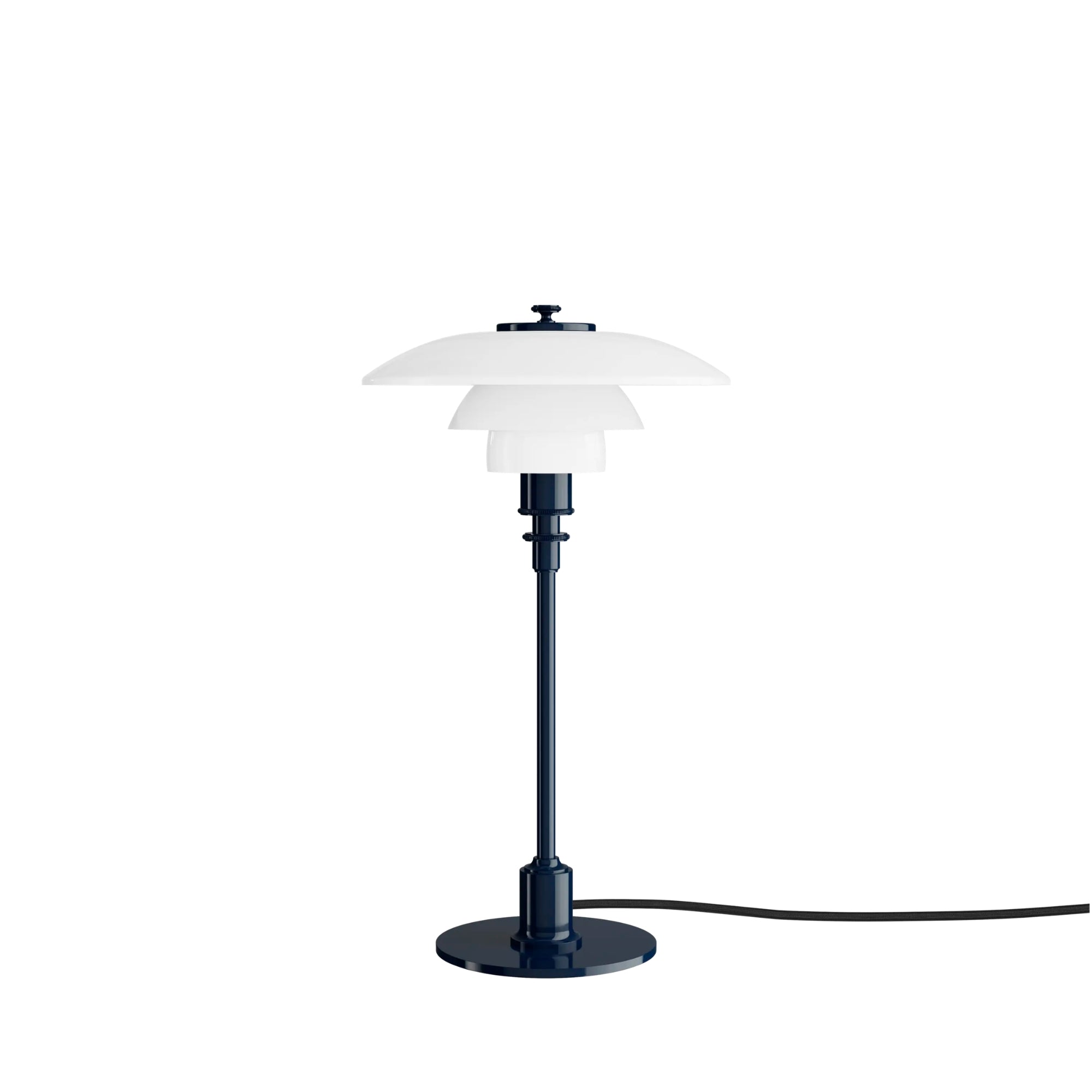 Louis Poulsen PH 2/1 Glass Table Lamp – Modern Table Lamp in Glossy Blue