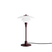Louis Poulsen PH 2/1 Glass Table Lamp – Modern Table Lamp in Glossy Burgundy
