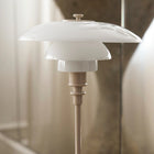 Louis Poulsen PH 2/1 Glass Table Lamp – Opal Glass Table Lamp in Glossy Beige