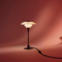 Louis Poulsen PH 2/1 Glass Table Lamp – Elegant Table Lamp in Glossy Burgundy