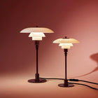 Louis Poulsen PH 2/1 Glass Table Lamp – Contemporary Table Lamp in Glossy Burgundy