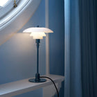 Louis Poulsen PH 2/1 Glass Table Lamp – Indoor Table Lamp in Glossy Blue