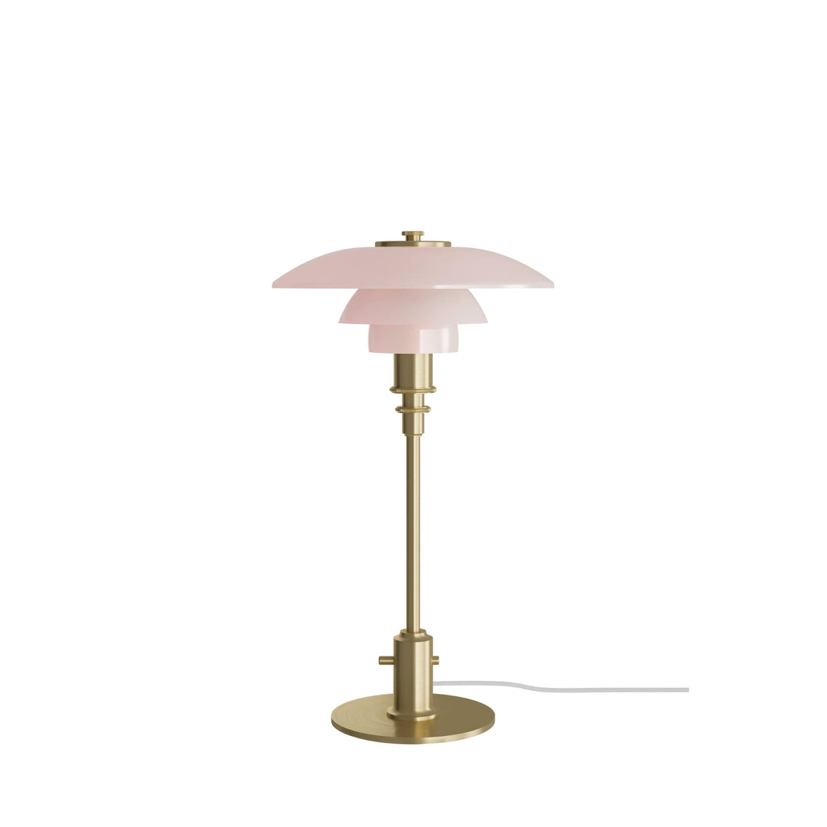 Louis Poulsen PH 2/1 Glass Table Lamp – Modern Table Lamp in Pale Rose