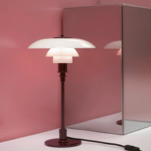 Louis Poulsen PH 3/2 Glass Table Lamp – Contemporary Table Lamp in Burgundy