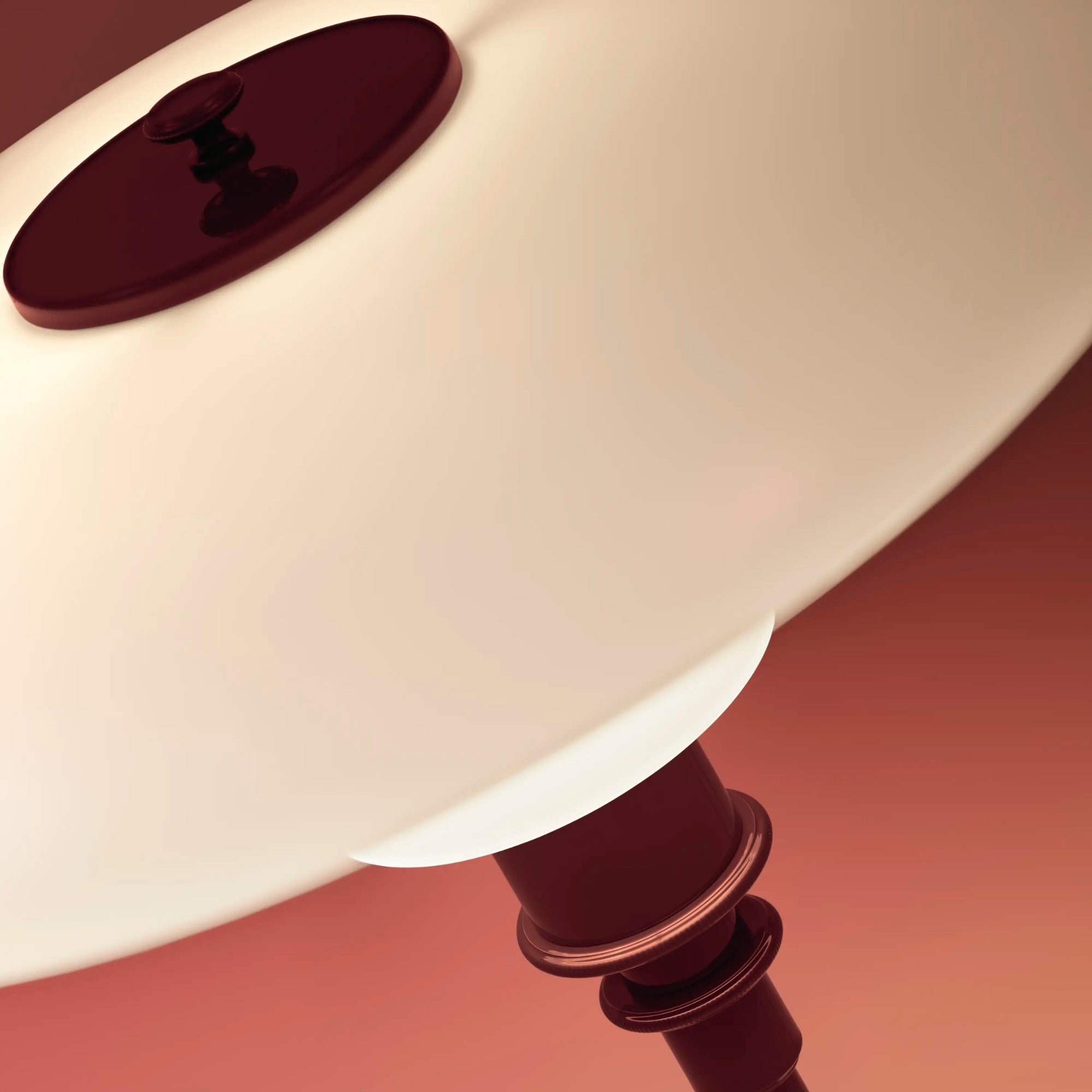 Louis Poulsen PH 3/2 Glass Table Lamp – Poul Henningsen Table Lamp in Burgundy