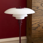 Louis Poulsen PH 3/2 Glass Table Lamp – Handcrafted Table Lamp in Burgundy
