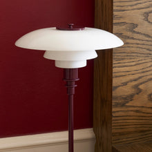 Louis Poulsen PH 3/2 Glass Table Lamp – Handcrafted Table Lamp in Burgundy