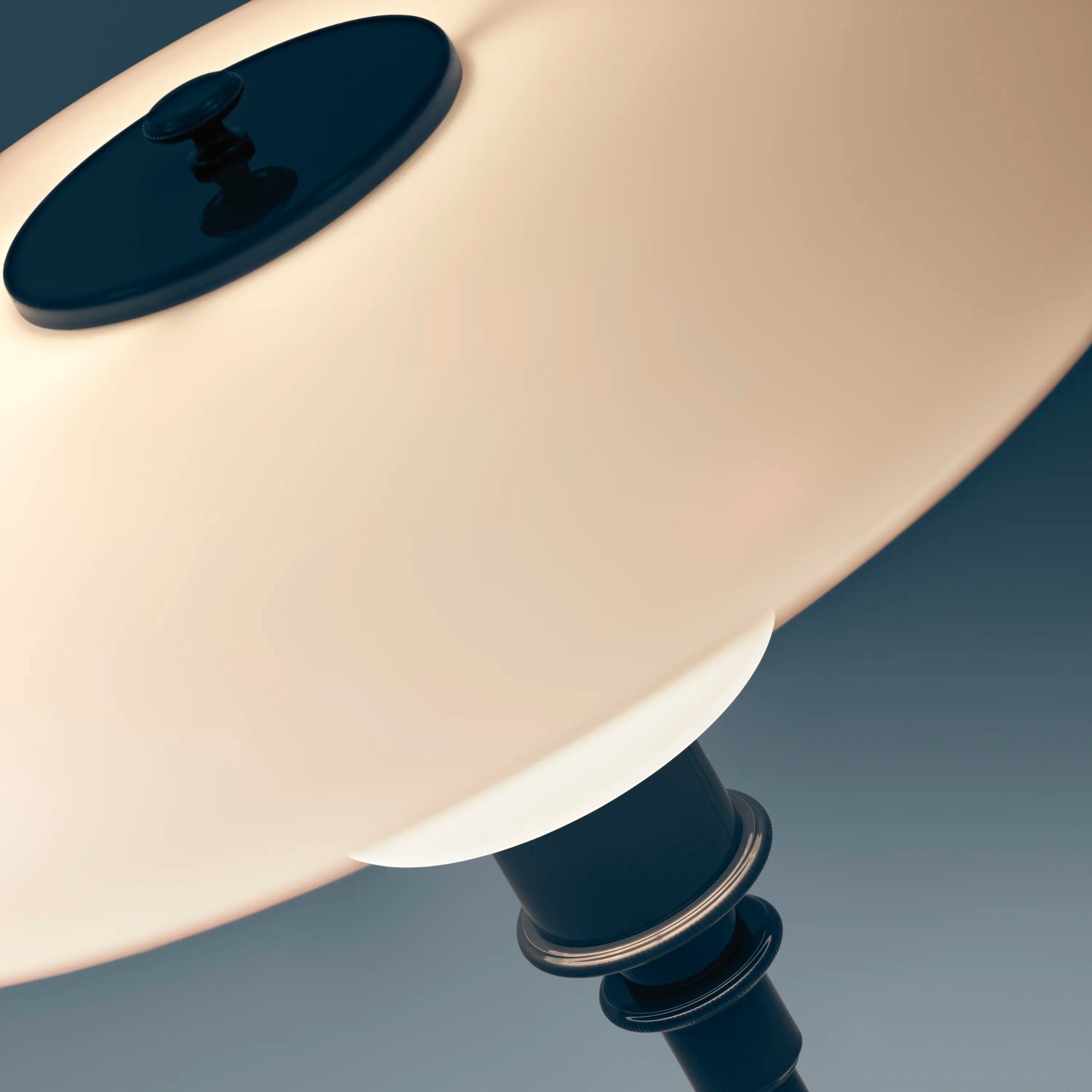 Louis Poulsen PH 3/2 Glass Table Lamp – Danish Table Lamp in Blue