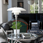 Louis Poulsen PH 3/2 Glass Table Lamp – Elegant Table Lamp in Chrome