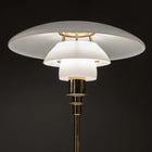 Louis Poulsen PH 3/2 Glass Table Lamp – 1920s Table Lamp in Brass