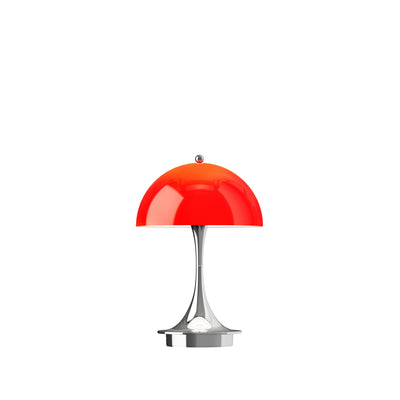 Louis Poulsen Panthella 160 Portable – Modern Lamp in Red Opal